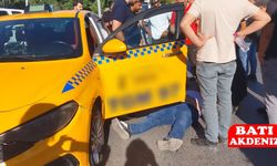 Beyoğlu’nda taksi şoförü fenalaştı