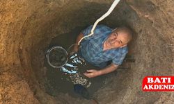 Kuraklık alarmı! 80 yıllık kuyuda ilk kez su bitti