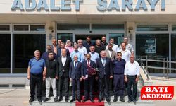 Kumluca Protokolünden Adli Yıl Ziyareti