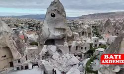 Nevşehir’de Peribacası Çöktü: Uzmanlardan Yeni Çökme Uyarısı