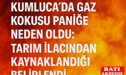 Kumluca’da Gaz Kokusu Paniğe Neden Oldu: Tarım İlacından Kaynaklandığı Belirlendi