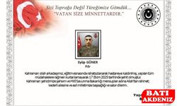 Eğitim Sırasında Rahatsızlanan Piyade Er Eyüp Güner Şehit Oldu