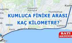 Kumluca ile Finike Arası Kaç Kilometre?
