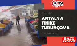 Turunçova Cuma Pazarında Pazarcılar ve Vatandaşlar Zor Anlar Yaşadı