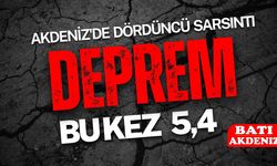 Akdeniz'de günün dördüncü büyük sarsıntısı yaşandı! Bu kez 5,4 büyüklüğünde sallandı