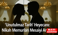 “Unutulmaz Tarih” Heyecanı: Nikah Memurları Mesaiyi Artırdı