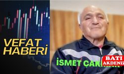 Elmalı’dan İsmet Çakmak Vefat Etti