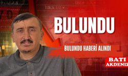 Kayıp Şahıs Cemil Demirbilek Bulundu
