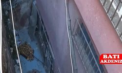 Polisi Görünce Panikledi, Apartman Boşluğuna Düştü