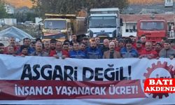 Kumluca Belediyesi İşçilerinden Asgari Ücret Tepkisi