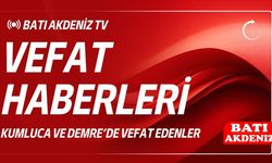Kumluca ve Demre’de Vefat Edenler