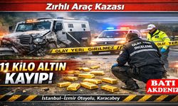 Altın Yüklü Zırhlı Araç Kazasında 11 Kilo Altın Kayıp