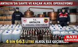 Antalya’da Üç İlçede Sahte ve Kaçak Alkol Operasyonu: 4 Ton 663 Litre Ele Geçirildi