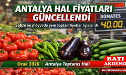 Antalya Hal Fiyatları Güncellendi: Sebze ve Meyvede Yeni Rakamlar Açıklandı