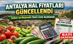 Antalya Hal Fiyatları Güncellendi: Sebze ve Meyvede Yeni Liste Açıklandı