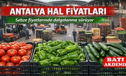 Antalya Hal Fiyatları Güncellendi: Sebze Fiyatlarında Dalgalanma Sürüyor