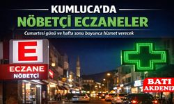 Kumluca’da Cumartesi Günü Nöbetçi Eczaneler