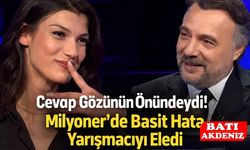 Cevap Gözünün Önündeydi! Basit Hata Yarışmacıyı Eledi