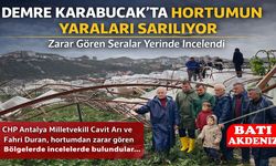 Demre Karabucak’ta Hortumun Yaraları Sarılıyor: Zarar Gören Seralar Yerinde İncelendi