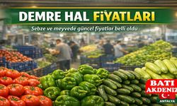 Demre Hal Fiyatları Güncellendi: Sebze ve Meyvede Son Durum