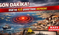Ege açıklarında 4 büyüklüğünde deprem