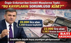 Özgür Erdursun’dan Emekli Maaşlarına Tepki: “Bu Kayıpların Sorumlusu Kim?”