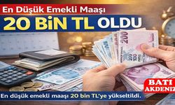 En Düşük Emekli Maaşı 20 Bin TL Oldu