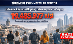 Türkiye’de Evlenmeyenlerin Sayısı 20 Milyona yaklaştı