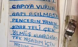 Yürek Burkan Not: Yalnız Yaşayan Vatandaş Kapısına Bu Yazıyı Astı