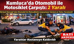 Kumluca’da Otomobil ile Motosiklet Çarpıştı: 2 Yaralı