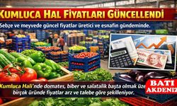 Kumluca Hal Fiyatları Güncellendi: Sebze ve Meyvede Son Durum