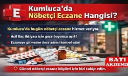 Kumluca’da Nöbetçi Eczane Hangisi?