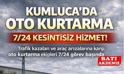 Kumluca’da Oto Kurtarma ve Çekici Hizmetleri 7/24 Kesintisiz Sürüyor