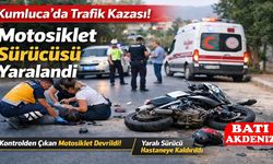 Kumluca’da Trafik Kazası: Motosiklet Sürücüsü Yaralandı