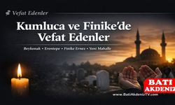 Kumluca ve Finike’de Vefat Edenler (Güncel)