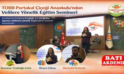 TOBB Portakal Çiçeği Anaokulu’ndan Velilere Yönelik Eğitim Semineri