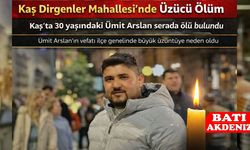 Kaş’ta 30 Yaşındaki Genç Serada Ölü Bulundu