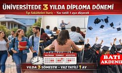 Üniversitelerde 3 Yılda Diploma Dönemi Geliyor!