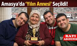 Amasya’da 3 Engelli Oğluna Tek Başına Bakan Anneye “Yılın Annesi” Onuru