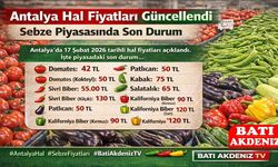 Antalya Hal Fiyatları Güncellendi: Sebze Piyasası bugün