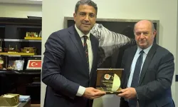 ÇGC'den Berzan Toprak'a plaket