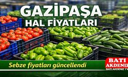 Gazipaşa Halinde Sebze Fiyatları Güncellendi