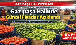 Gazipaşa Hal Fiyatları Güncel