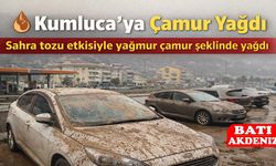 Kumluca’ya Çamur Yağdı