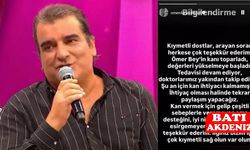 57 Yaşındaki Sanatçı Ömer Danış Yoğun Bakımda