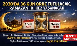2030’da 36 Gün Oruç Tutulacak, Ramazan İki Kez Yaşanacak