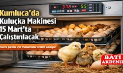 Kumluca’da Kuluçka Makinesi 15 Mart’ta Çalıştırılacak