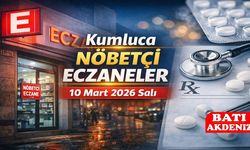 Kumluca Nöbetçi Eczaneler | 10 Mart 2026 Salı Kumluca’da Hangi Eczaneler Nöbetçi?