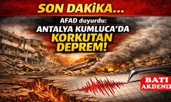 Antalya Kumluca’da Deprem! AFAD Açıkladı: Akdeniz Açıklarında Korkutan Sarsıntı