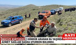 Kayıp Ahmet Dede’den Sevindirici Haber! 48 Saat Sonra Dağlık Alanda Sağ Bulundu